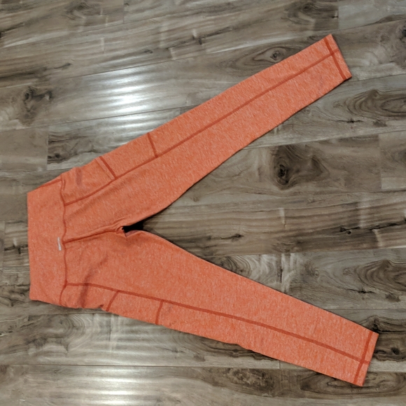 AERIE Heathered Burnt Orange Pocket Athletic Leggings - Soft! - Picture 3 of 8